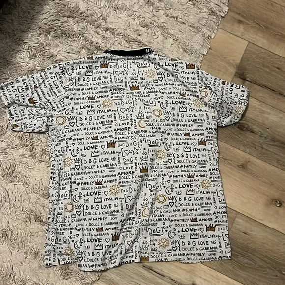 🛑 1 hour sale. Dolce&Gabbana, Mens Multi color top Size 16/26 - Picture 7 of 9